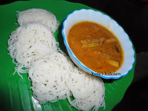 Idiyappam (2Pcs ) With Sambar