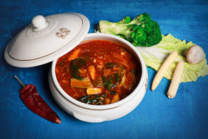 Exotic Vegetables In Smoked Chilli Sauce
