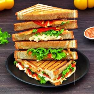 Veg Toast Sandwich