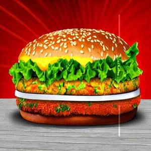 Veg cheese burger