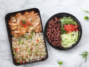 Shrooms In The Red Dress + Rajma Refresh Delight