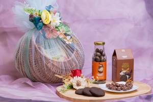 Hamper - Cane Basket Fancy Assorted Big Round