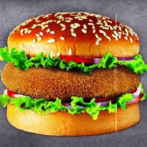 Double Tikki Jumbo Burger