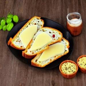 Cheese open toast