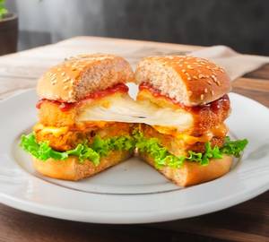 Veg Cheese Burst Burger