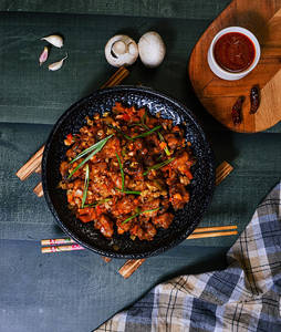 Chilli Garlic Mushroom