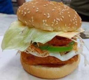 Chicken Cheese Double Patty Burger
