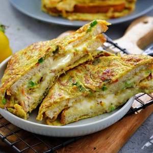 Chicken Bread Omelette