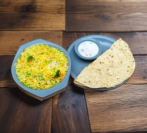 Chicken Biryani (Half) + Campa 200 Ml+ Roasted Papad