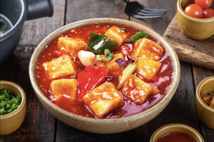 Paneer Schezwan Gravy - 6 Pcs (Serves 2)