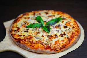 Paneer cheese pizza