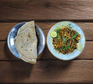 Egg Keema Double with 4 Roti