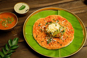 Open Butter Masala Dosa