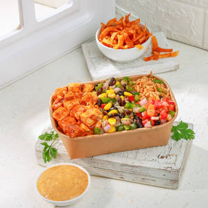 Cajun paneer bowl