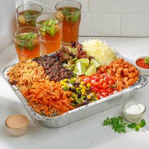 Chefs special chipotle grilled chicken burrito bowl party pack
