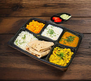 Jain Paneer Burji Thali