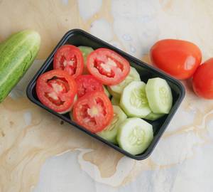 Cucumber tomato salad