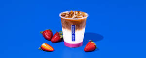 Pink berry Latte