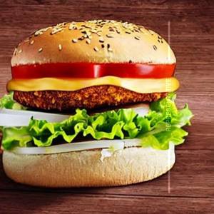 Chicken chees burger