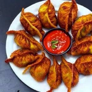 Paneer crunchy momos fried 