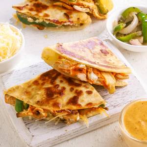 Mexican Fajita Paneer Quesadillas