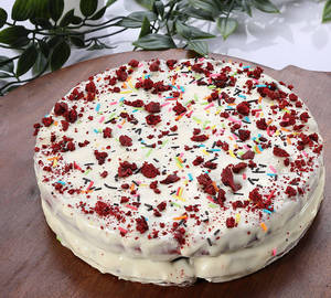 Red Velvet Waffle Cake Double Layer