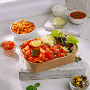 Tandoori chicken burrito bowl