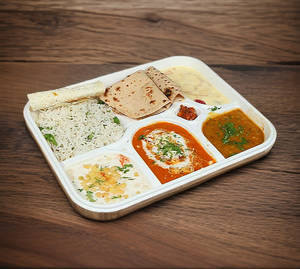 Jain Soya Chaap Masala Thali