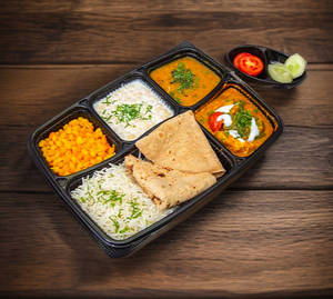 Jain Kadhai Paneer Thali