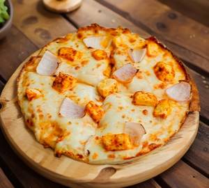Paneer onion pizza