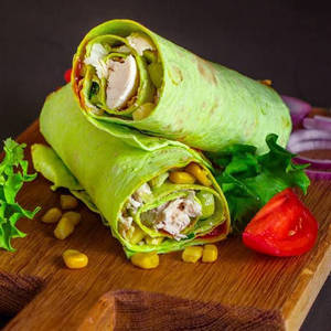 Spinach Paneer Wrap