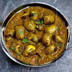 Shahi Matar Mushroom (Sesame Oil)