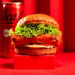 Crispy Paneer Ranch Burger