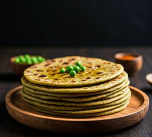 Cheese Matar Paratha
