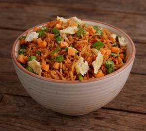 Schezwan fried rice chicken
