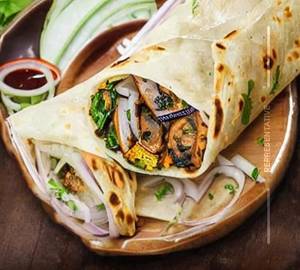 Mushroom tandoori roll