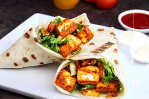 Crispy paneer wrap
