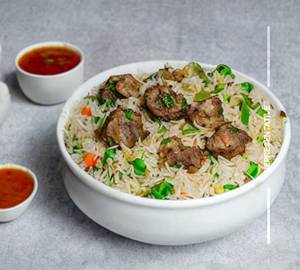 Mutton fried rice                                             