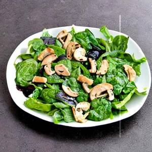 Spinach Mushroom Chicken Salad 