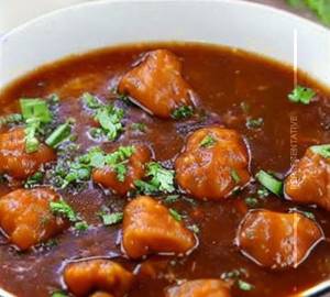 Veg Manchurian Soup