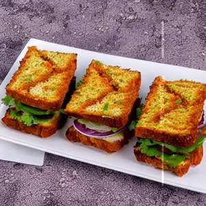 Mini Chesey  Masala Toast Sandwiches