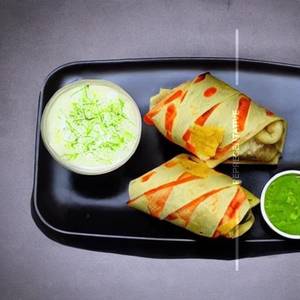 Veg Frankie With Cheese + Cold Drink(sprite/coke/thums Up-250ml)
