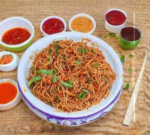 Veg Manchurian Noodles