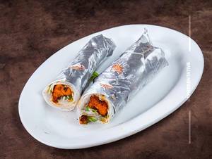 Paneer tikka roll