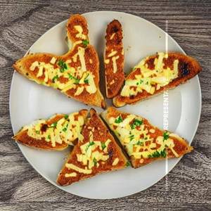 Cheese potato toast