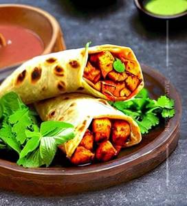 Paneer kathi roll