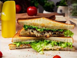 Pasta Cottage Cheese Sandwich