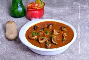 Chilly mushroom gravy