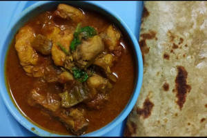 Kullad Chicken Gravy with 4 Roti
