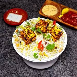 Paneer Biriyani Shawarma